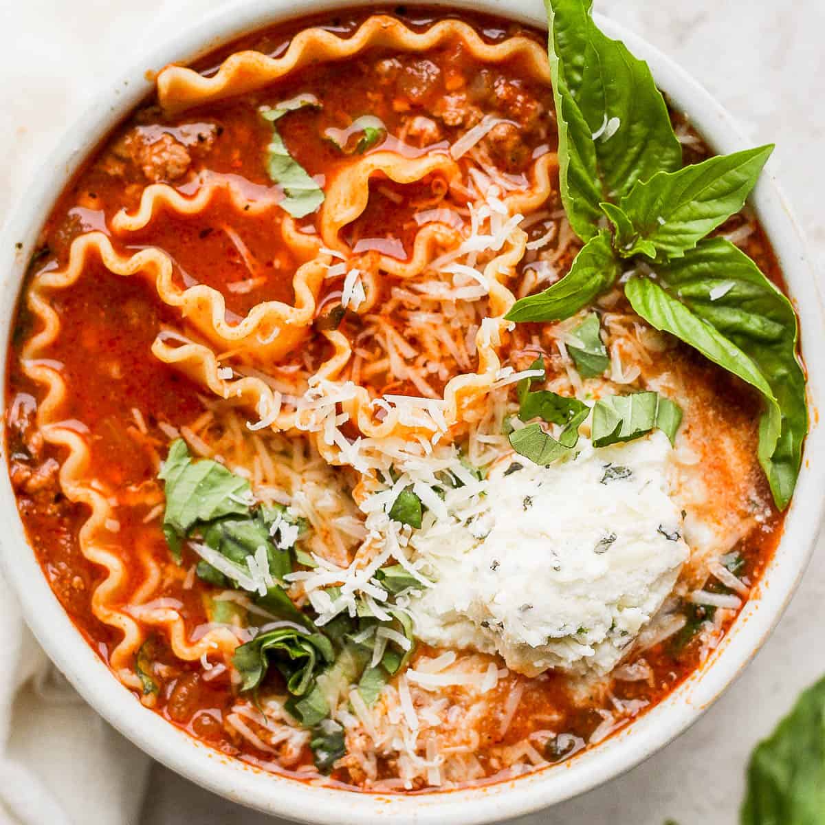 “Simmering Delight: Lasagna Soup Recipe”
